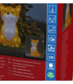 Konstsmide, guirlandes lumineuses de Noël Renard Lumineux A Led En Acrylique, 27 Cm Sale