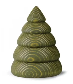 Köhler, Père Noël en bois Sapin De Noël En Bois Design, 9,5 Cm, Vert Discount