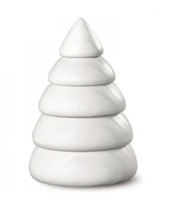 Köhler, Père Noël en bois Sapin Design Blanc, 11,5 Cm Discount