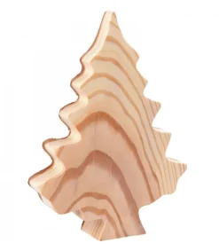 Waldfabrik, photophore en bois et étoile sapin de Noël Sapin En Bois Déco En Ecorce 20 Cm Sale