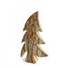 Waldfabrik, photophore en bois et étoile sapin de Noël Sapin En Bois, Forme Penchee, 21 Cm Online