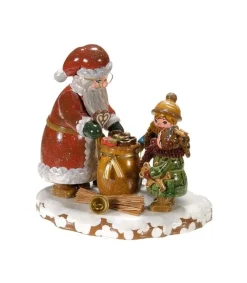 Hubrig, figurines pour enfant Village De Noël Miniature, Enfants Et Père Noël Online