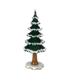 Hubrig, figurines pour enfant Village De Noël Miniature, Grand Sapin Enneige Best