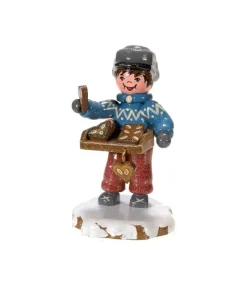 Hubrig, figurines pour enfant Village De Noël Miniature, Vendeur De Pain D'Epices Clearance