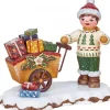 Hubrig, figurines pour enfant Village De Noël Miniature, Cadeaux Dans Poussette Best