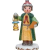 Hubrig, figurines pour enfant Village De Noël Miniature, Garconnet Chantant Noël Hot