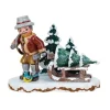 Hubrig, figurines pour enfant Village De Noël Miniature, Bucheron Best