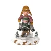 Hubrig, figurines pour enfant Village De Noël Miniature, Fillettes Sur La Luge Sale