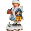 Hubrig, figurines pour enfant Village De Noël Miniature, Figurine Ange Avec Paquet Best
