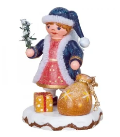 Hubrig, figurines pour enfant Village De Noël Miniature, Figurine Ange Sac A Jouets Clearance
