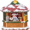 Hubrig, figurines pour enfant Village Noël Miniature, Chalet Marche De Noël La Poste Discount